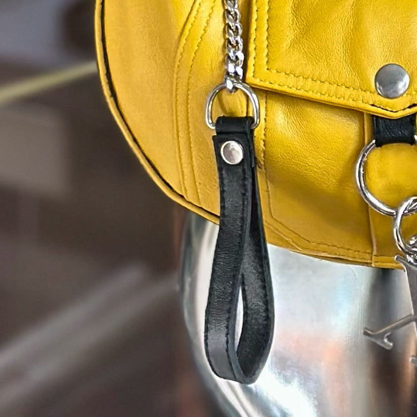 Yellow X bag