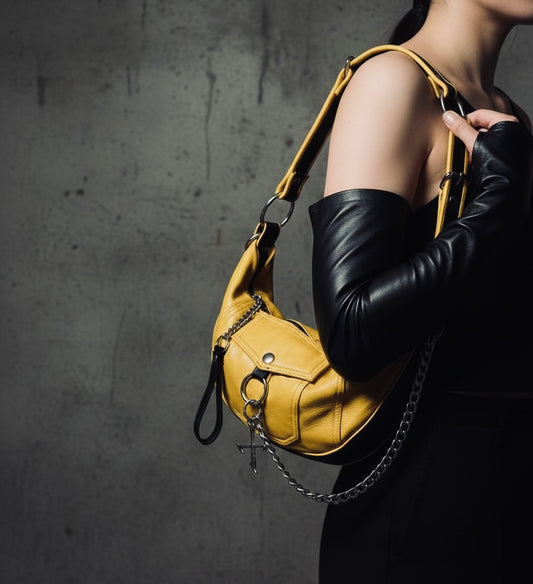 Yellow X bag